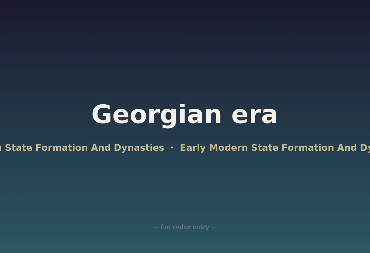 Georgian era
